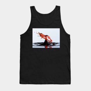 Stop Motion Red Splash 3 Tank Top